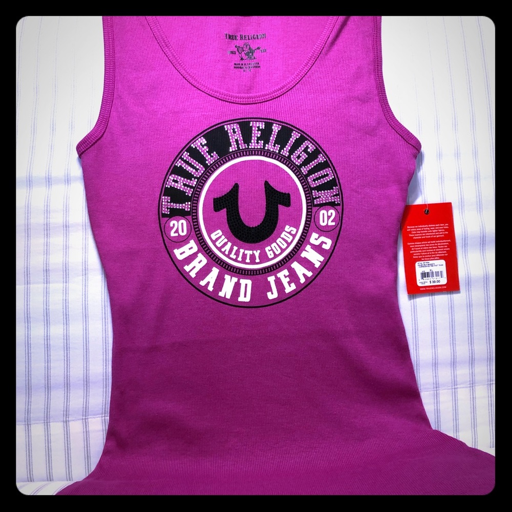 True Religion  Rhinestone Tank